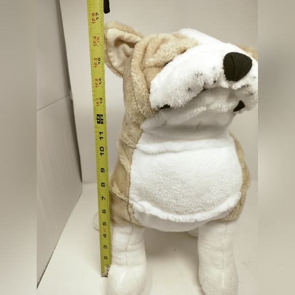Melissa & Doug Giant English Bulldog Lifelike Plush Stuffed Animal - Approx 18" - Picture 16 of 16